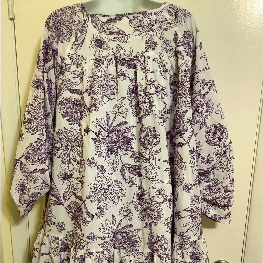 Happy X Nature Embroidered Dress View 3